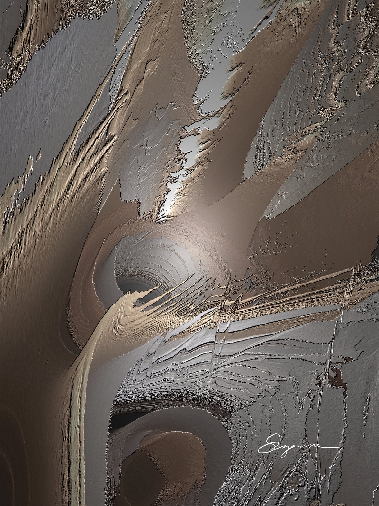 an abstract art design