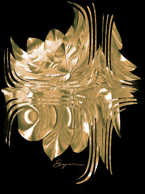 a close up of a flower on a black background